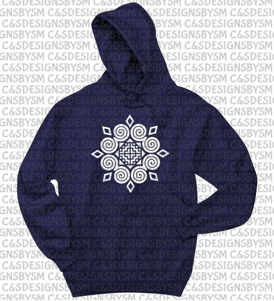 Hmong Motif Hoodie H1