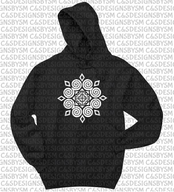 Hmong Motif Hoodie H1