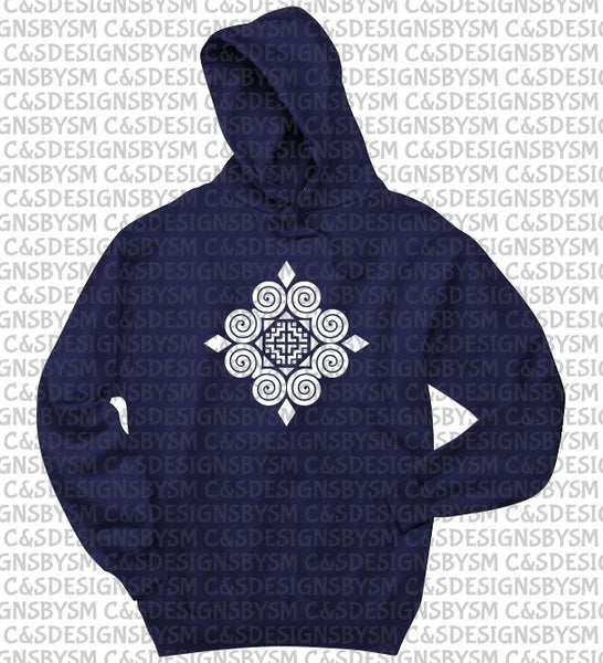 Hmong Motif Hoodie H2