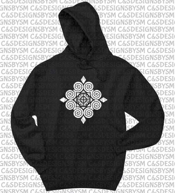 Hmong Motif Hoodie H2