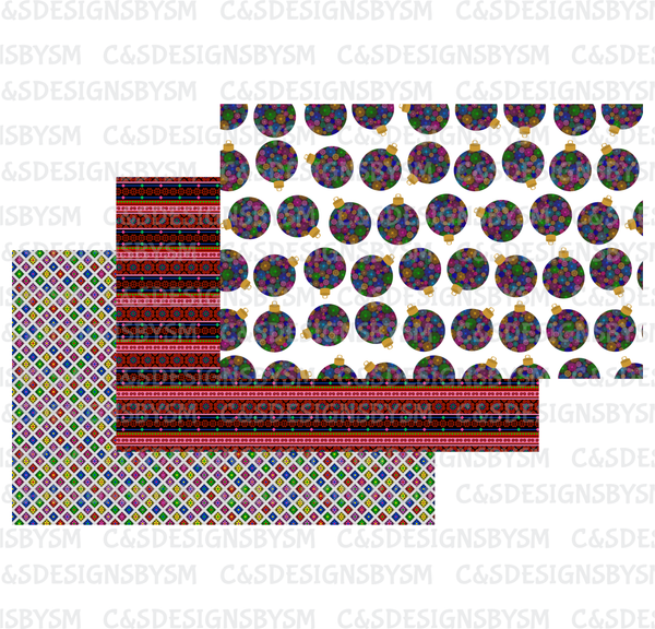 Specialty Hmong Inspired Wrapping Paper - Set of 3 19.5"x30"