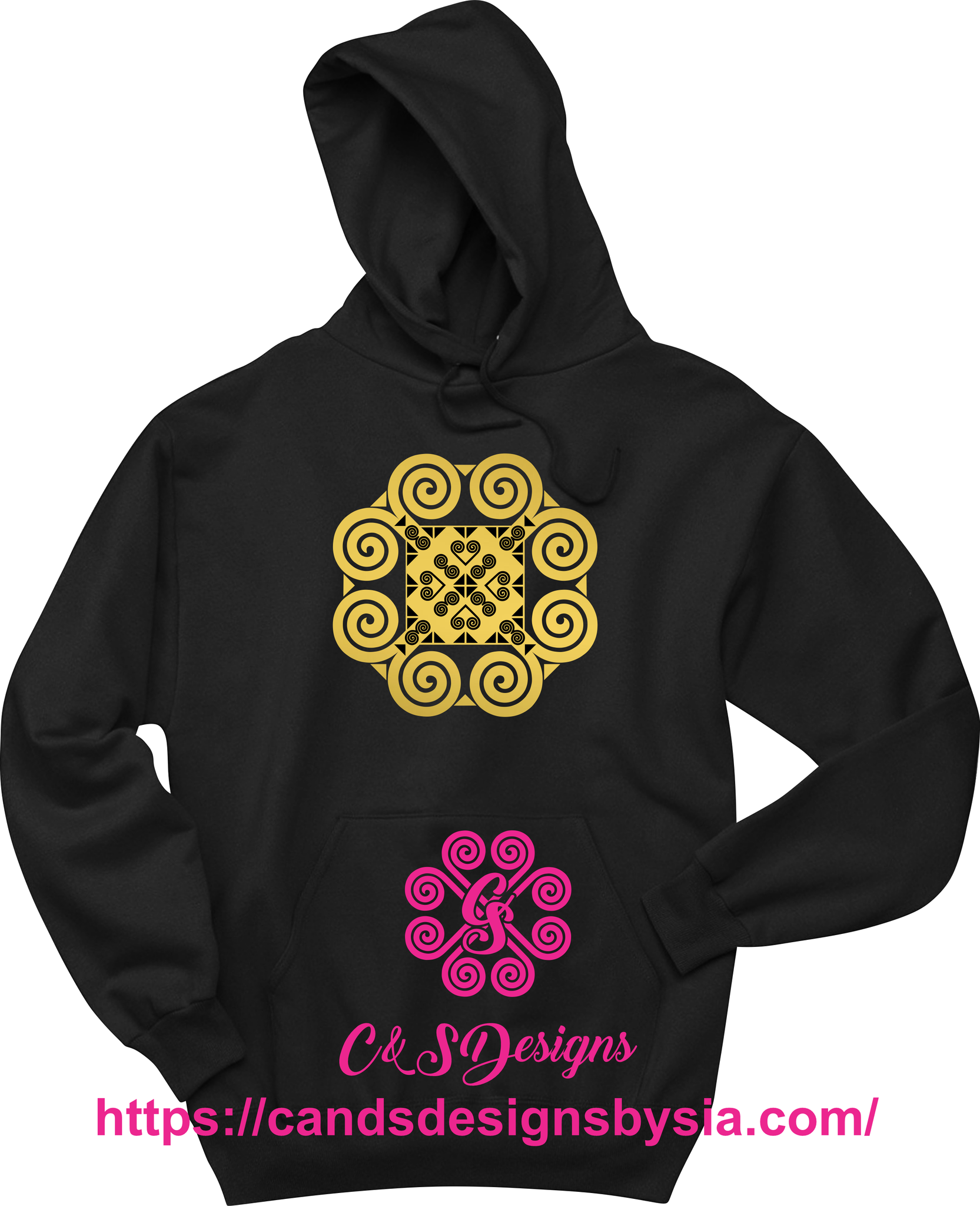 Heart Design Hoodie - EXTENDED SIZES
