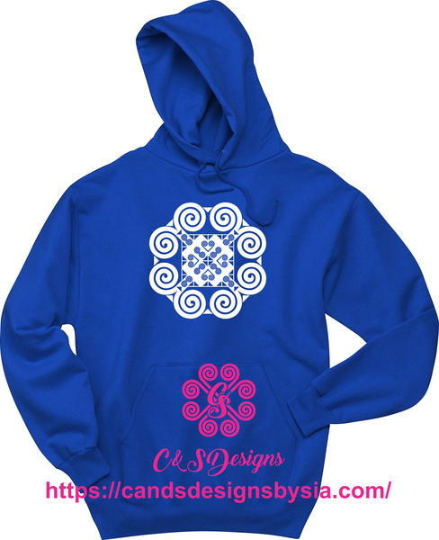 Heart Design Hoodie - EXTENDED SIZES