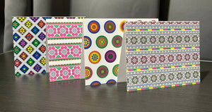 Hmong Inspired Blank Note Cards Set 1