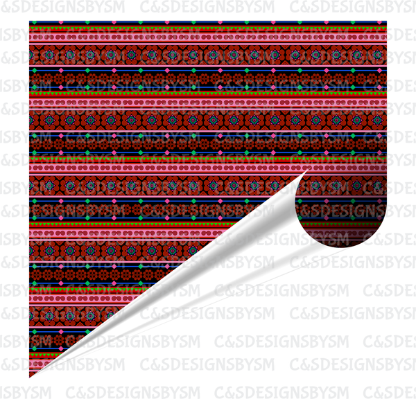 WP15 - Specialty Hmong Inspired Wrapping Paper